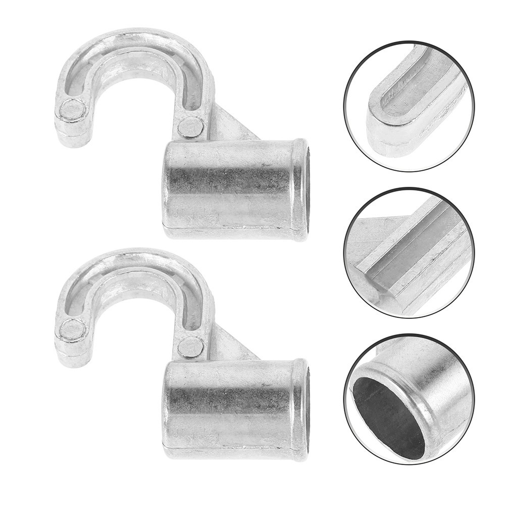 Pot Hooks Silver for Homeowners Space Saving 4Pcs 1.97X1.77X0.75In