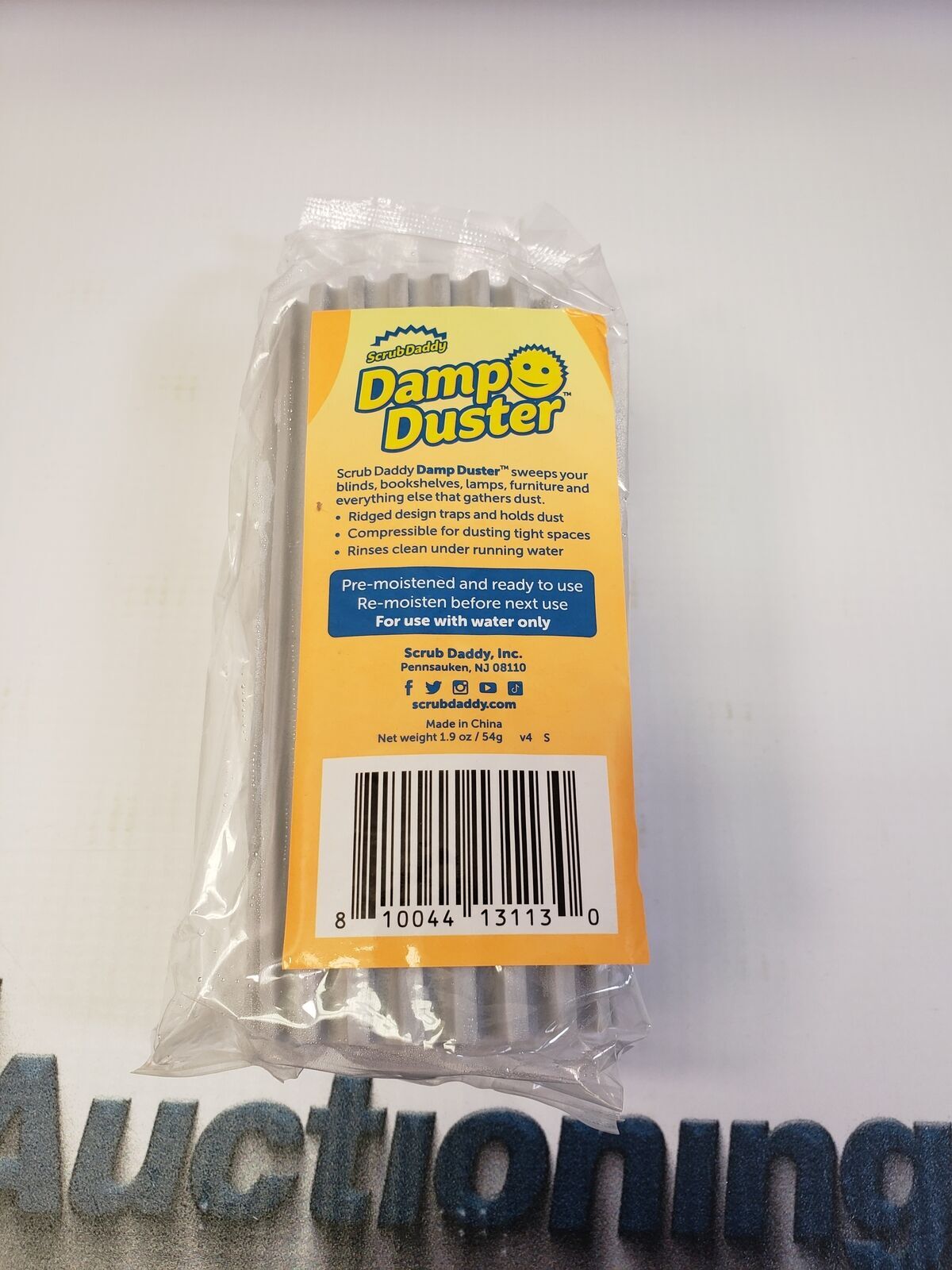 Scrub Daddy Damp Duster Pre-moistened Scrubbing Pad New Factory Sealed