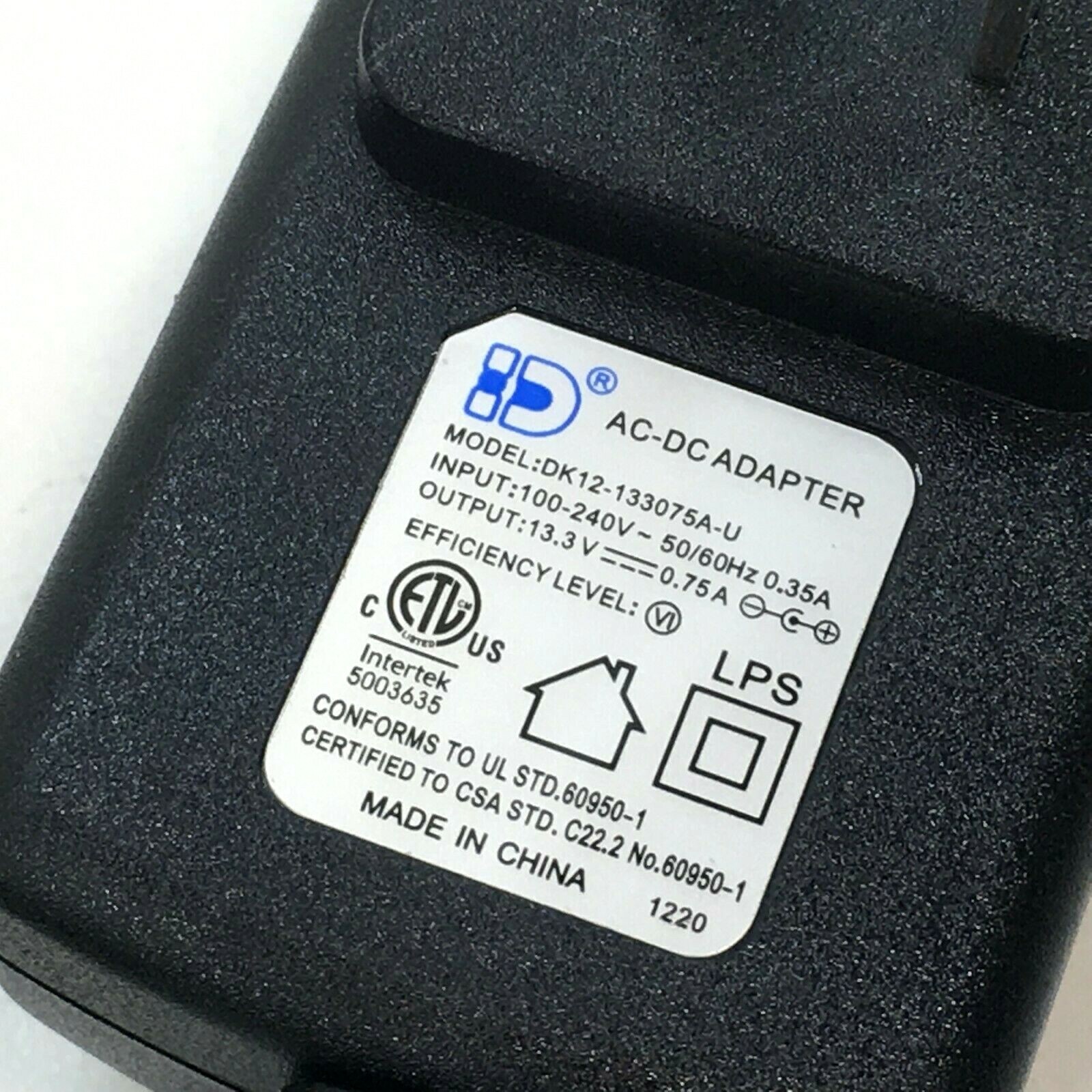 Shark CH951 CH950 CH951C AC ADAPTER POWER SUPPLY CHARGER PLUG 13.3V #XCHRGCH950