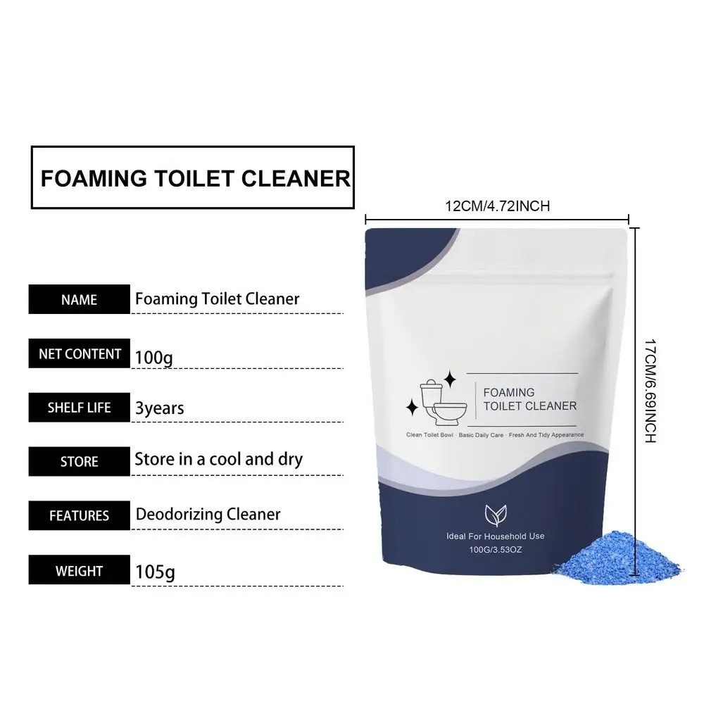 2 pcs Restorabowl Foaming Cleaning Powder Fresh Scent Fast Dissolving Daily Care