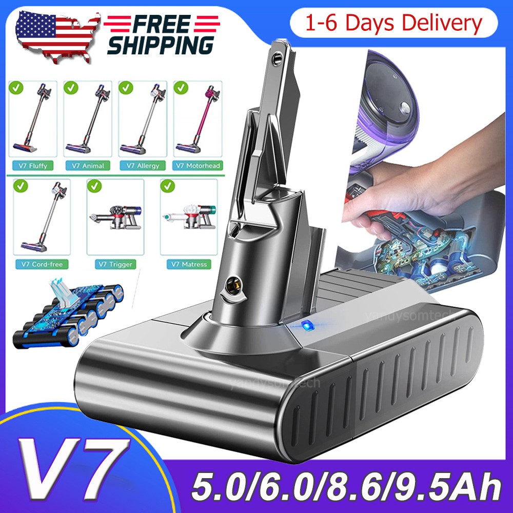 21.6V 9500mAh Replacement Battery for Dyson V7 SV11 Animal V7 Extra V7 Trigger