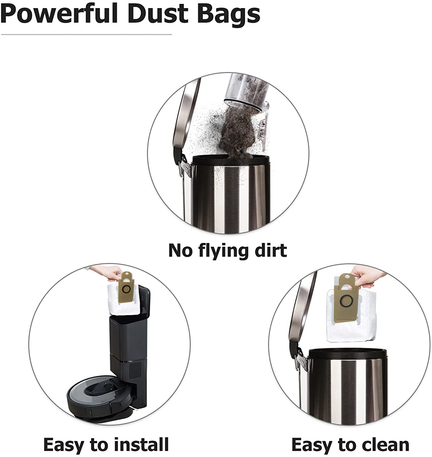 Dust Bag For Xiaomi Viomi S9 VXVC 11 12 Robot Dust Bag For Proscenic M7 Pro M8+