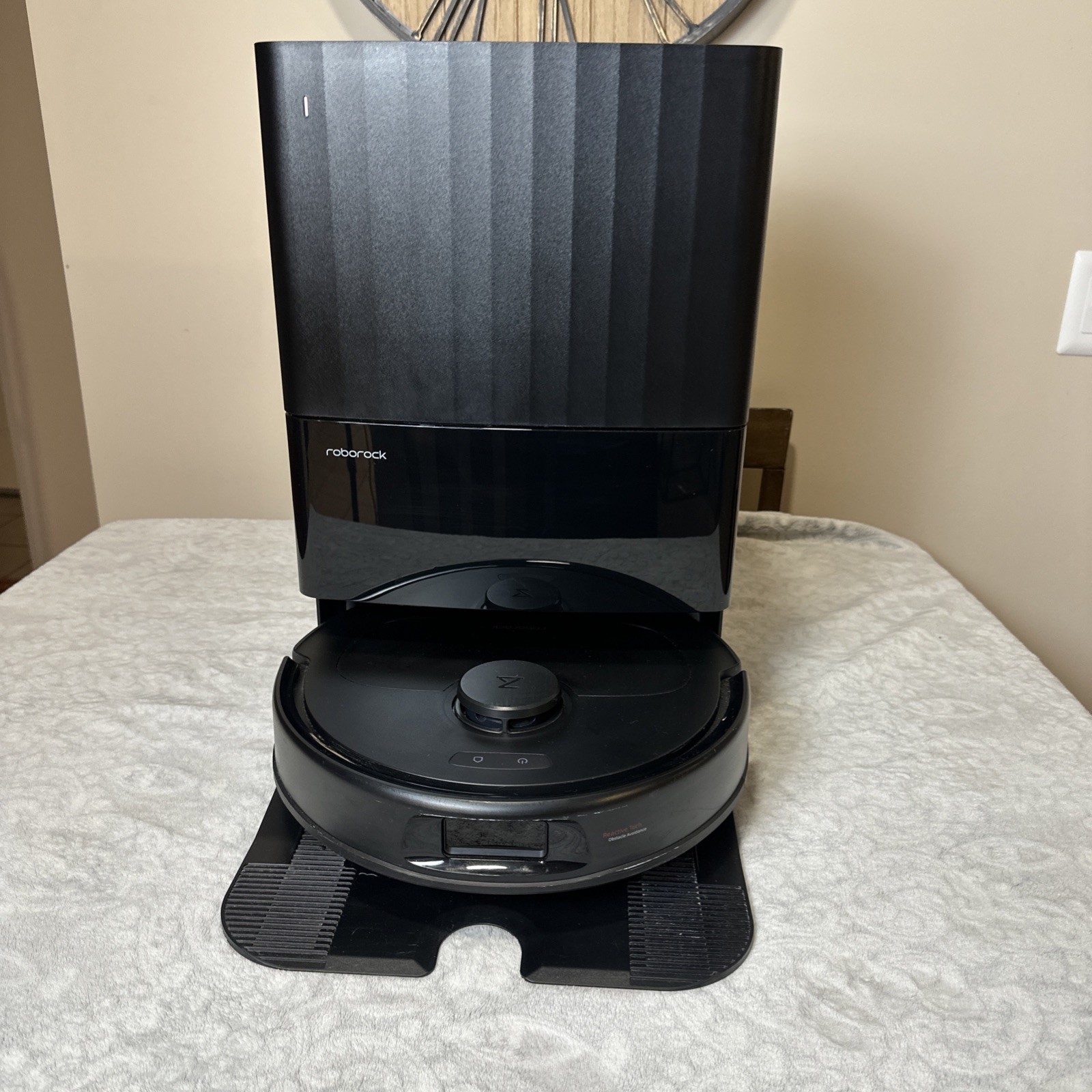 Roborock QV 35S Qrevo Robot Vacuum and Mop, 10,000Pa Self Emptying & Refilling