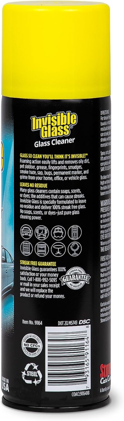 Fast-Acting 19oz Window Cleaner Spray – Streak-Free & Residue Free (Pack of 2)
