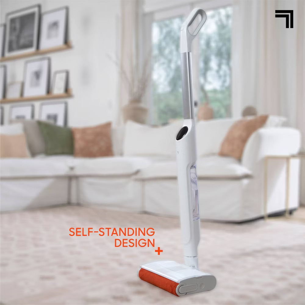 Sharper Image Combo Clean Sweep 02, Cordless Power Broom & Mop White