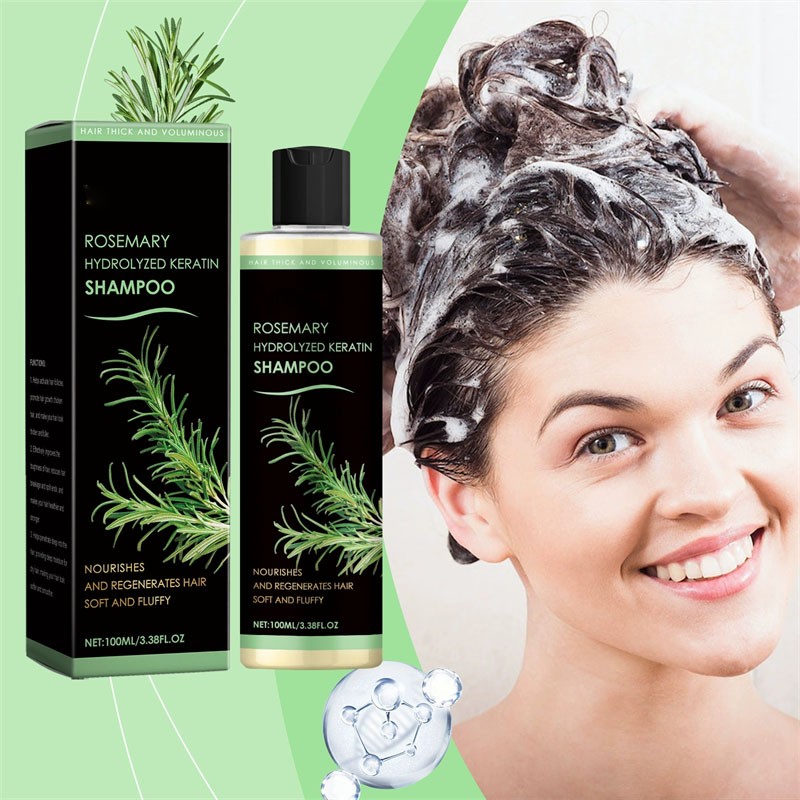 3 Pack Organic Rosemary Hair Growth Shampoo for Women and Men-Natural Thickening