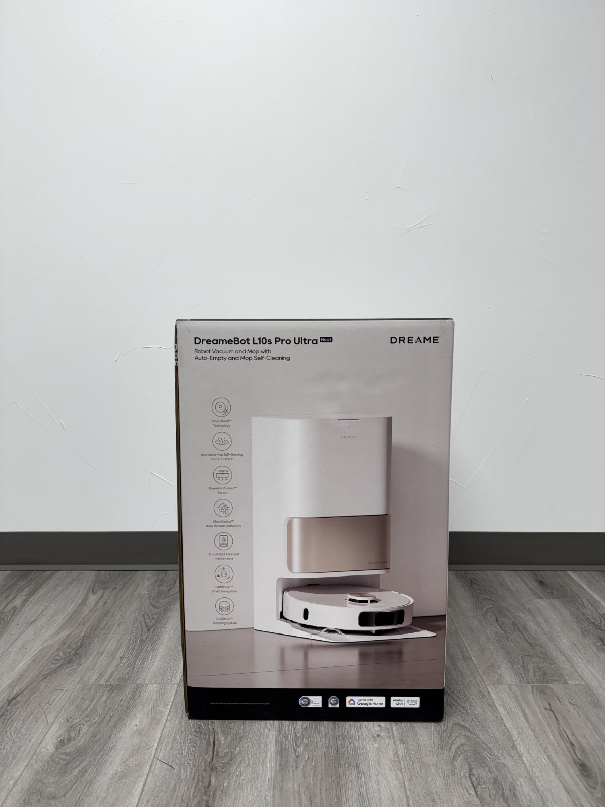 DREAME L10s Pro Ultra Heat Robot Vacuum & Mop Combo 7000Pa Suction Self-Cleaning