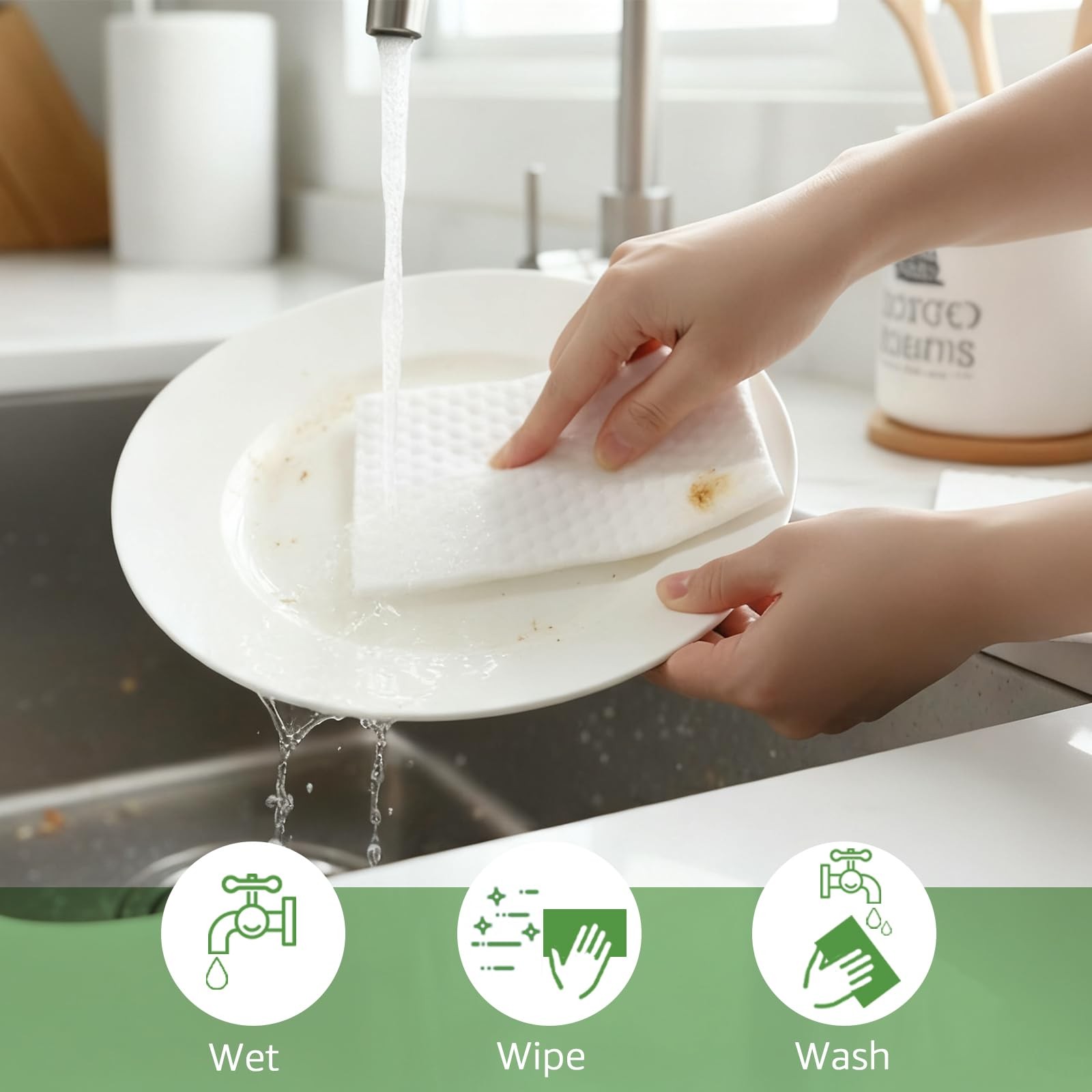 20 Pack Eraser Sheets, 4X High Density Melamine Sponge Scrubber with Textured…