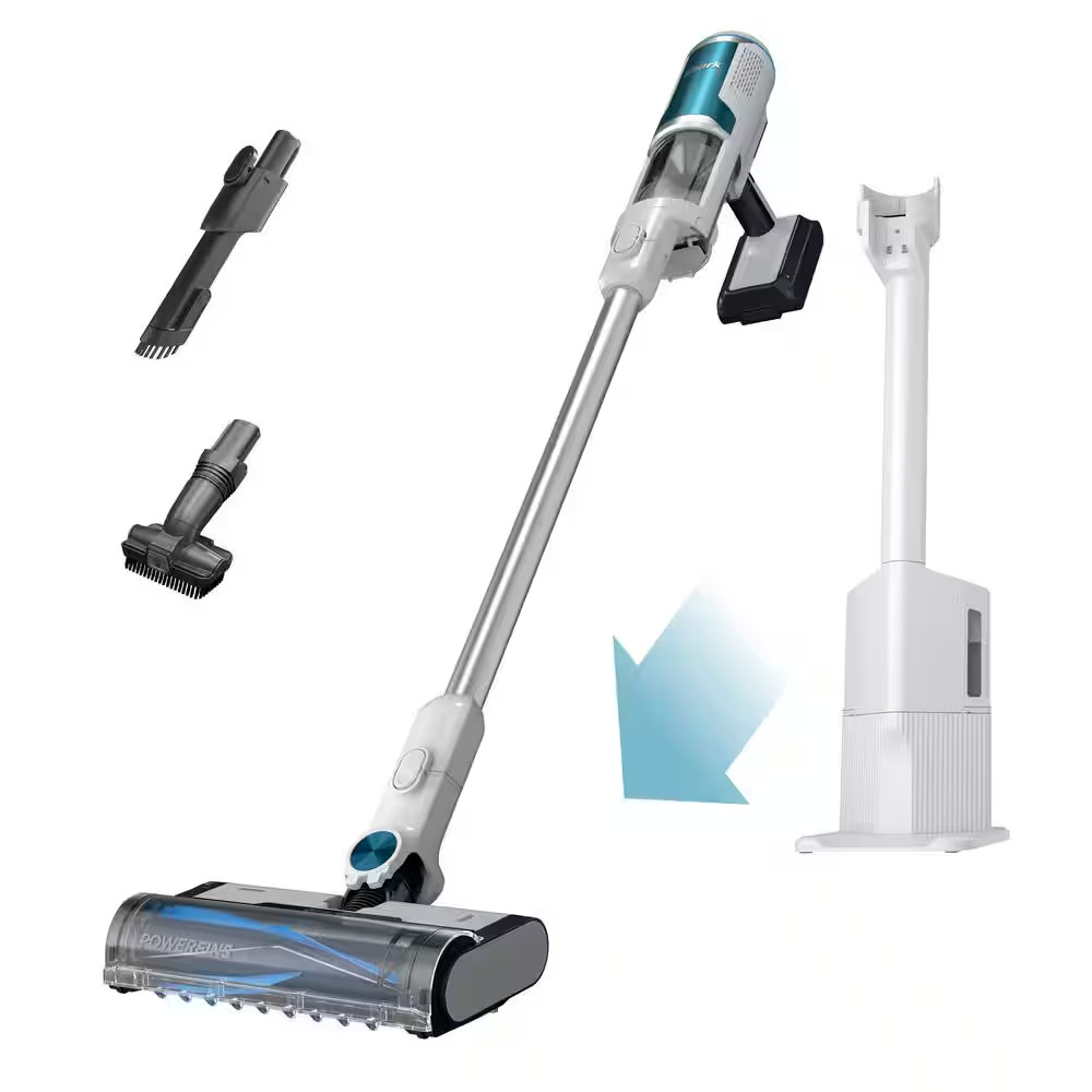 Clean and Empty Bagless Cordless HEPA Filtration Stick Vacuum and Auto-Empty Sys