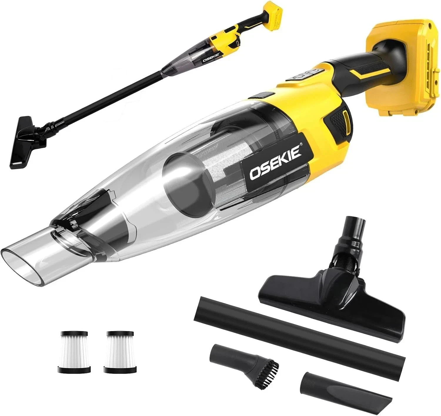 Cordless Vacuum for DeWalt 20V Battery, 5 in 1 Handheld Electric Vacuum Cl…