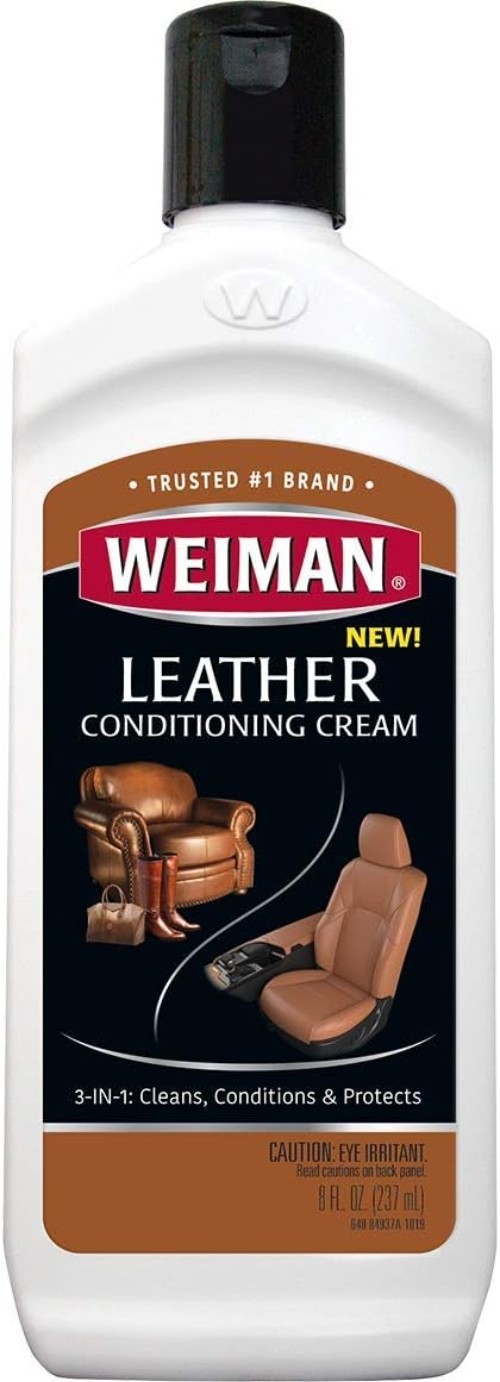 3 in 1 Deep Leather Cleaner & Conditioner Cream – Restores Leather Surfaces -…