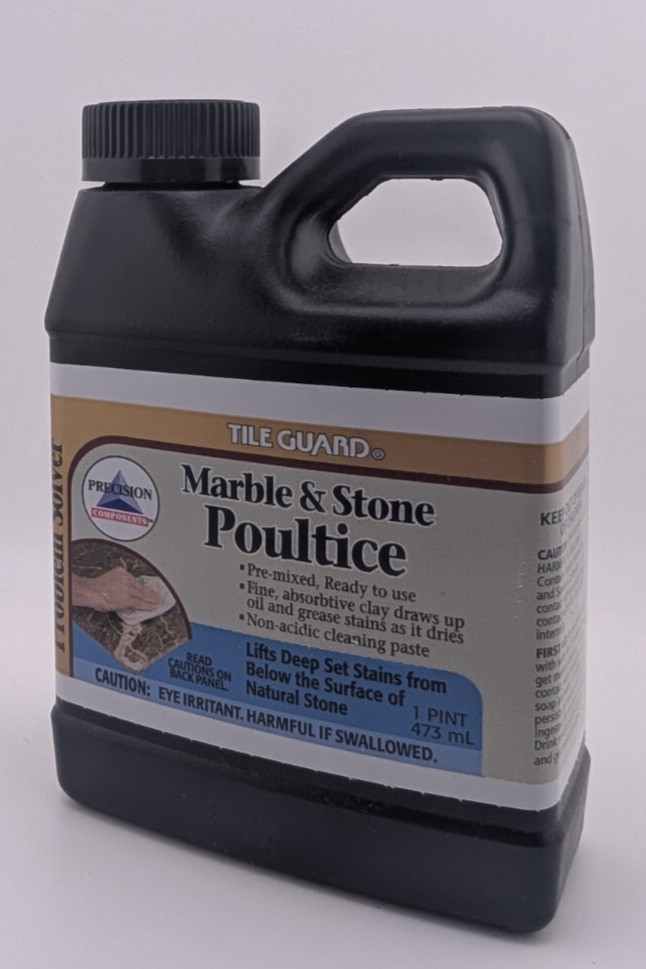 OPENED, FULL Homax Tile Guard Marble & Stone Poultice 1 Pint Cleaning Paste