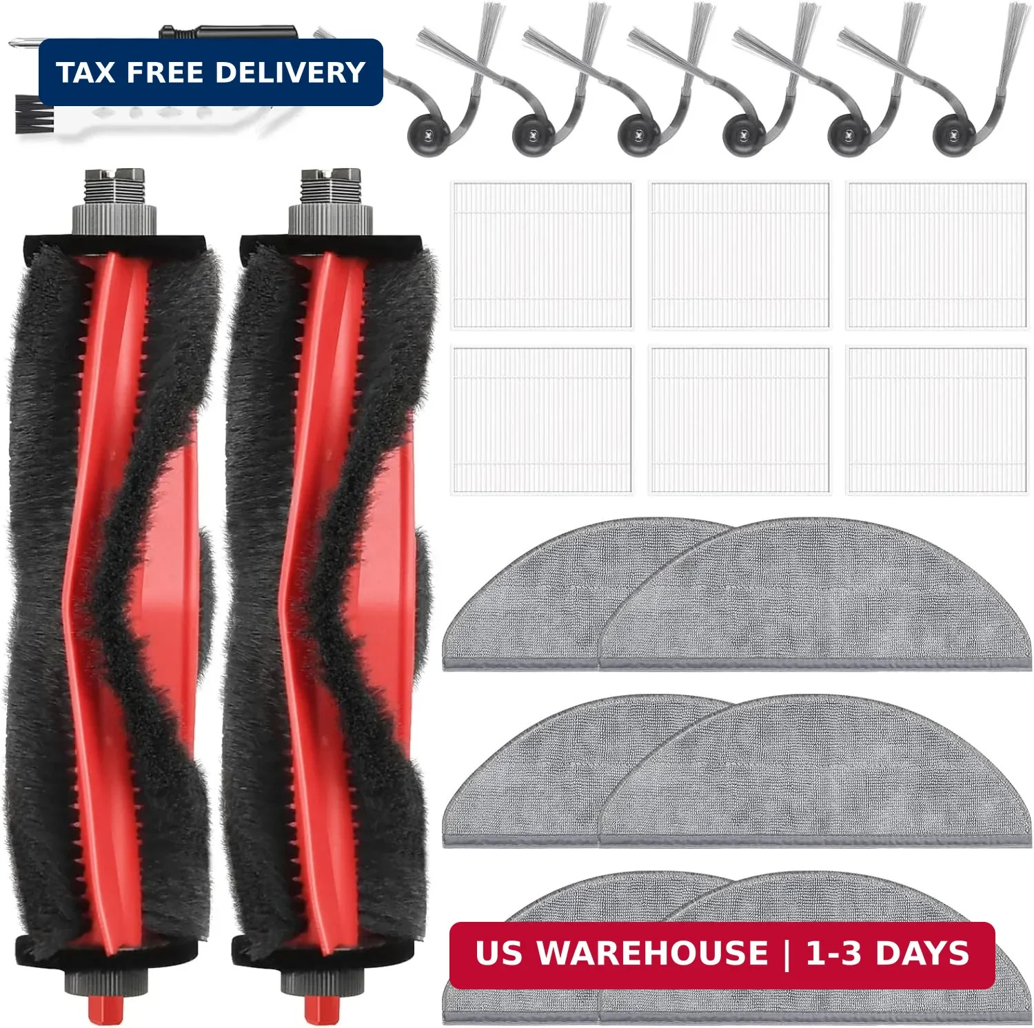 22 Pack Replacement Accessories for Roborock Q7 M5 / Q7 M5+ / Q7 L5 / Q7 L5+ Rob
