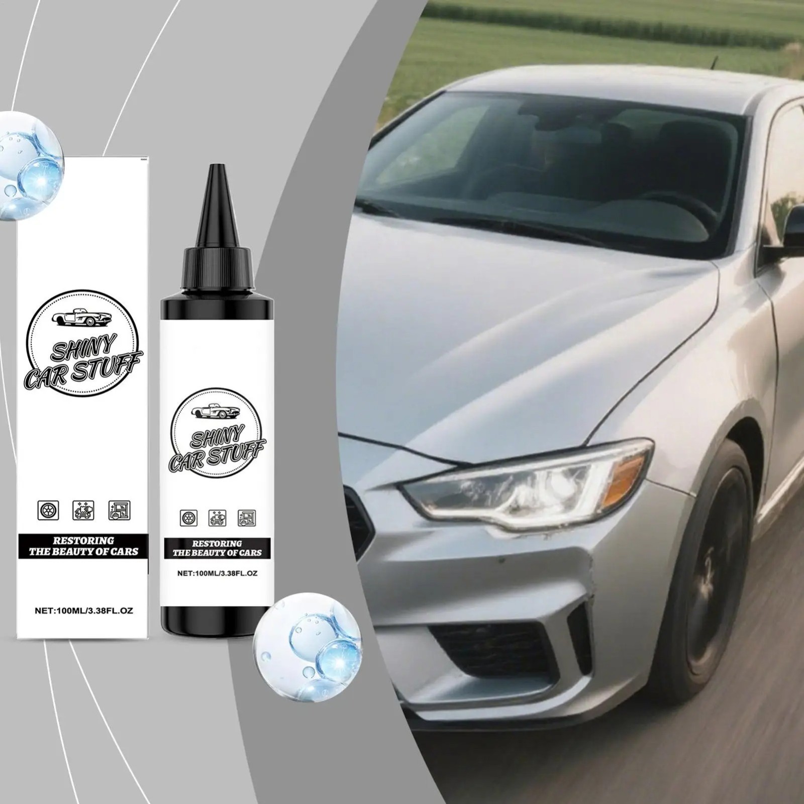 100ml Coating Agent for Automotive Waterproof UV Resistant Dustproof Long