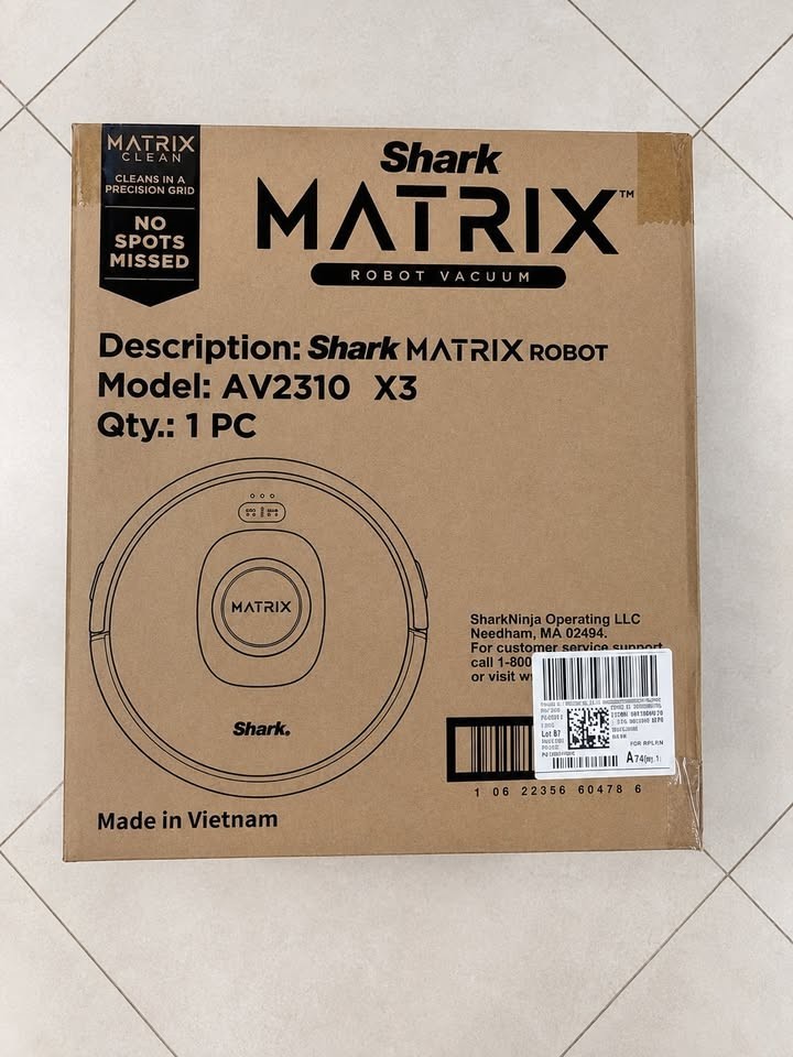 Shark AI Robot Vacuum Matrix Clean Self Empty Home Mapping Multi-Surface