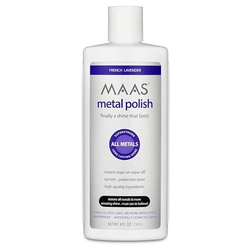 Maas Liquid Metal Polish 8oz, Multi-Use