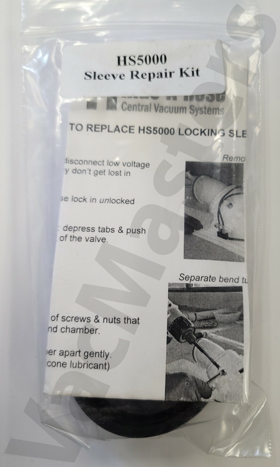 Hide A Hose central vacuum HS5000-LSKIT 5000 series inlet valve repair kit QTY 1