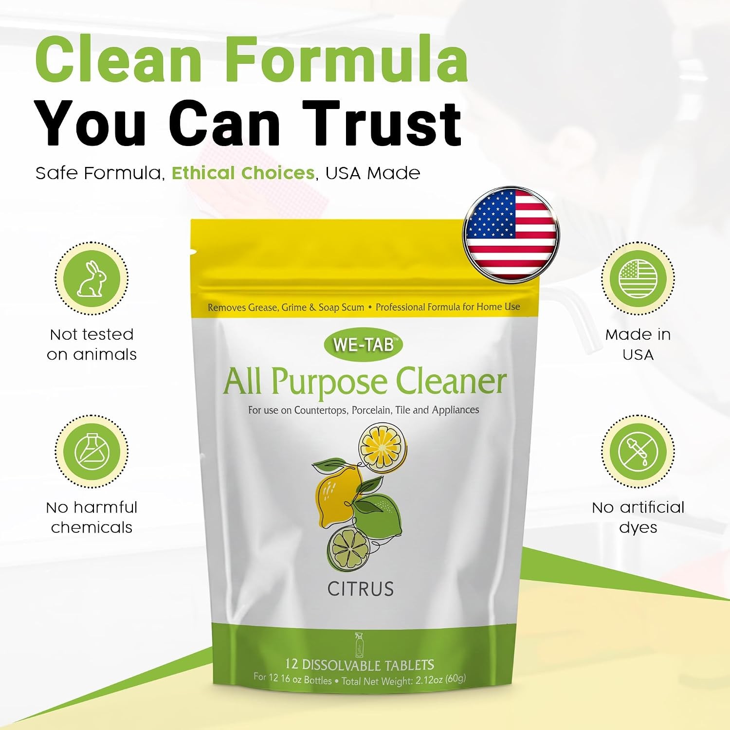 Non Toxic All Purpose Cleaner Concentrate Refill Multi Surface Cleaning Solution