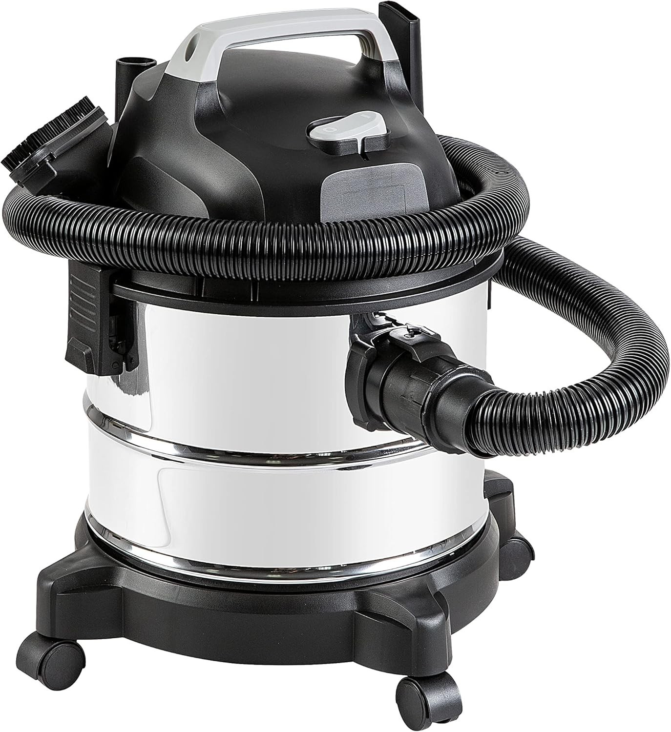 NEW Stainless Steel Bagged Vacuum Cleaner 960W Strong Suction Multi Surface