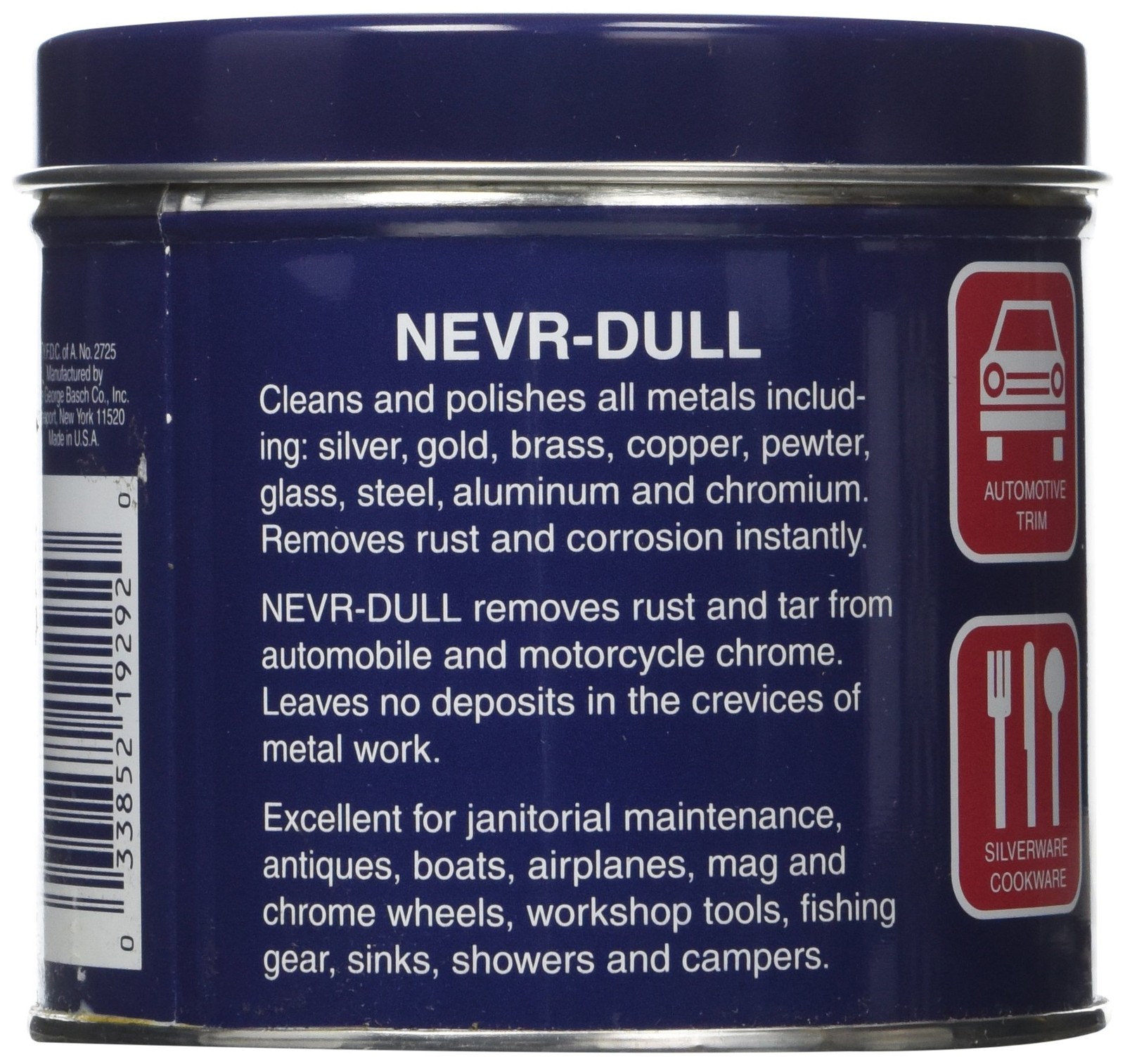 Nevr Dull NEVER DULL POLISH 5OZ