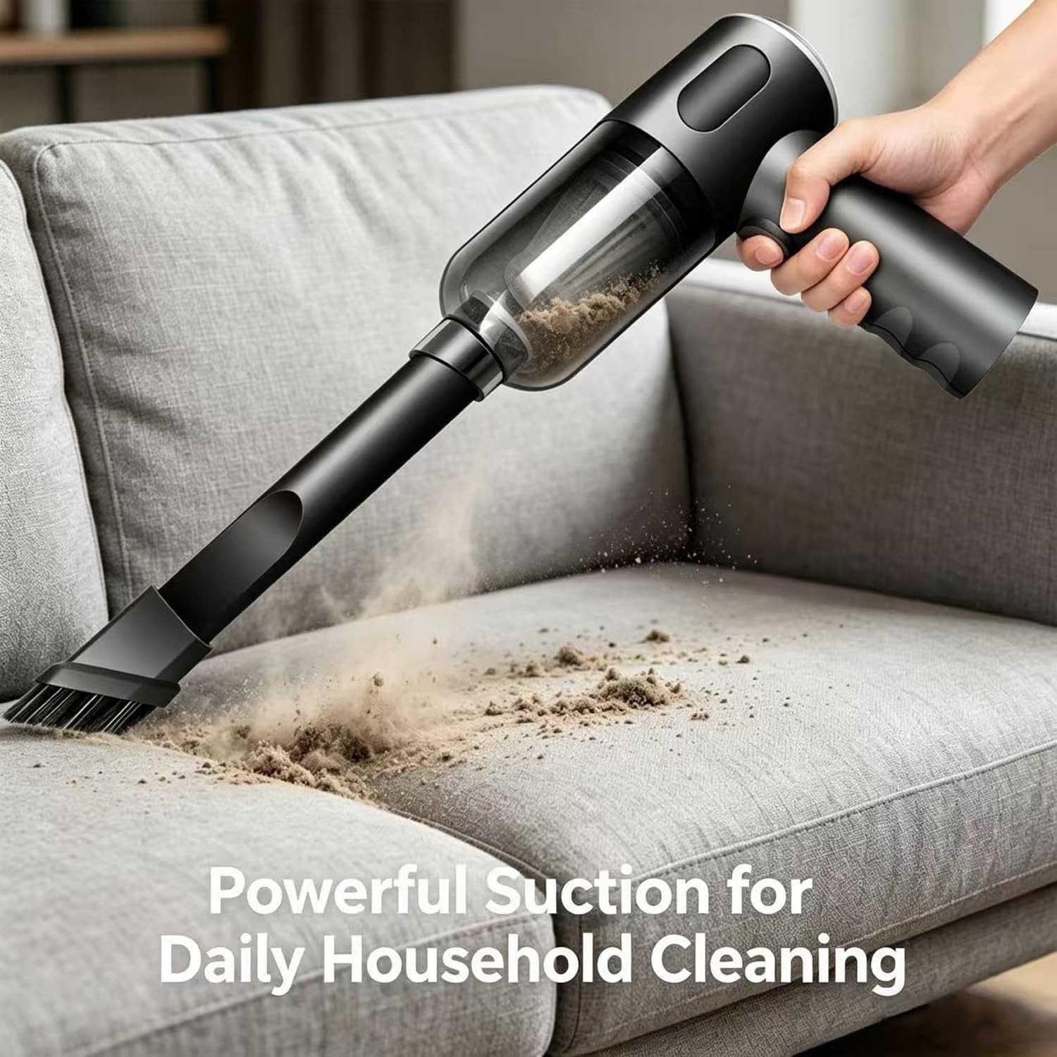 Compressed Air Duster Wireless Handheld Car Vacuum Cleaner, Air Blower 3 in 1…