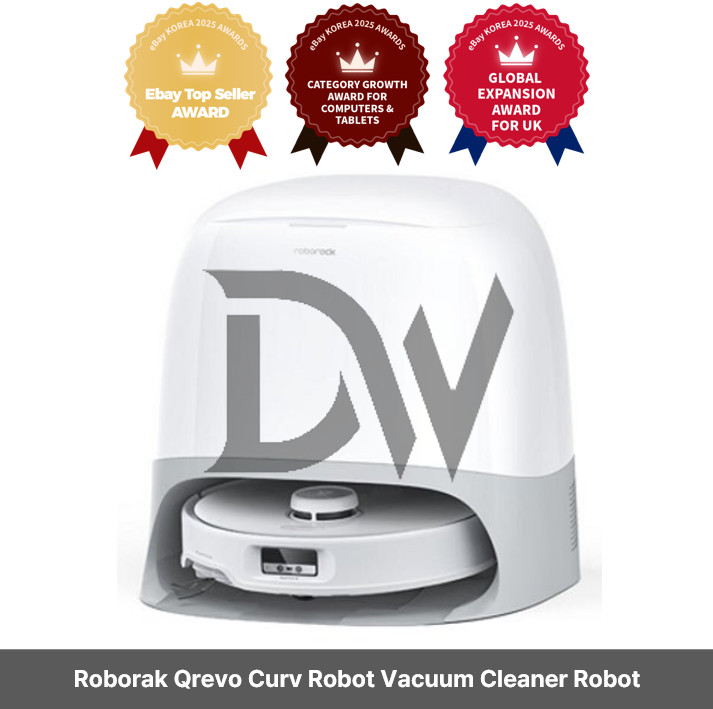 Roborak Qrevo Curv Robot Vacuum Cleaner Robot Arm Blind Spot Cleaning