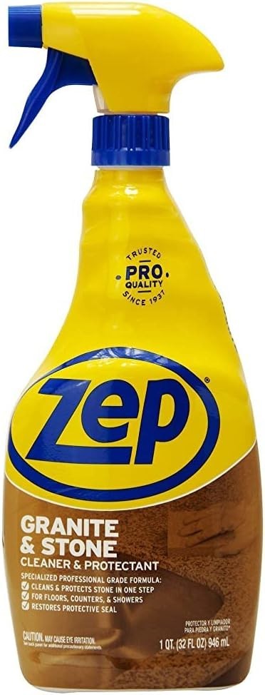 Zep Granite and Stone Cleaner Protectant 32 Fl Oz (Pack of 1), No Color