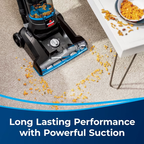 BISSELL Upright Vacuum Cleaner PowerForce Helix 3313, Blue & Black