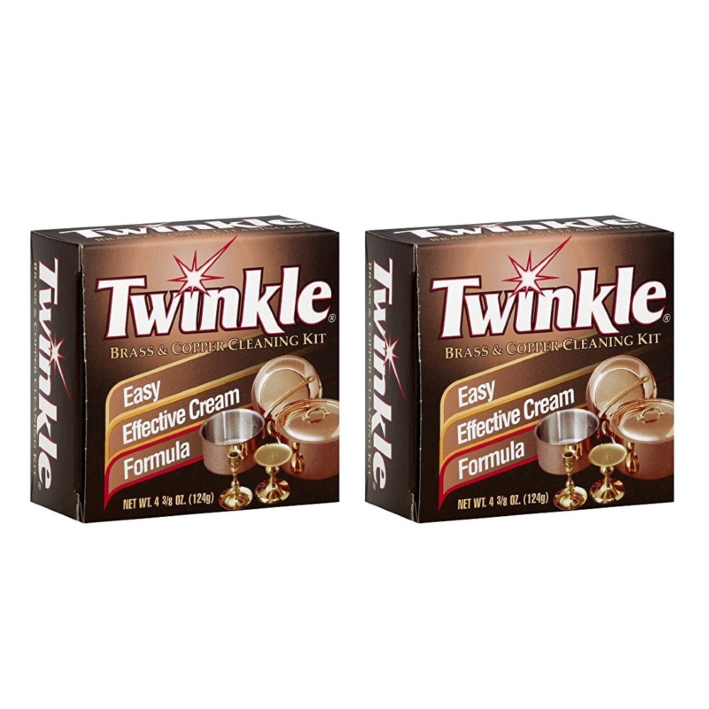 Malco Twinkle Brass & Copper Cleaning Kit, 4.4 Oz. (Pack of 2)