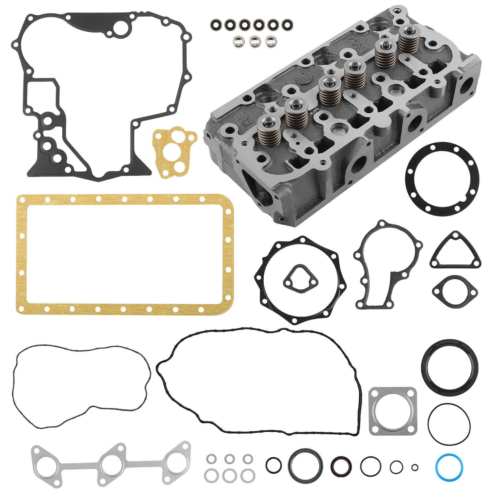 Complete Cylinder Head & Gasket Kit For Kubota D902 1G962-03045 1G90-03040