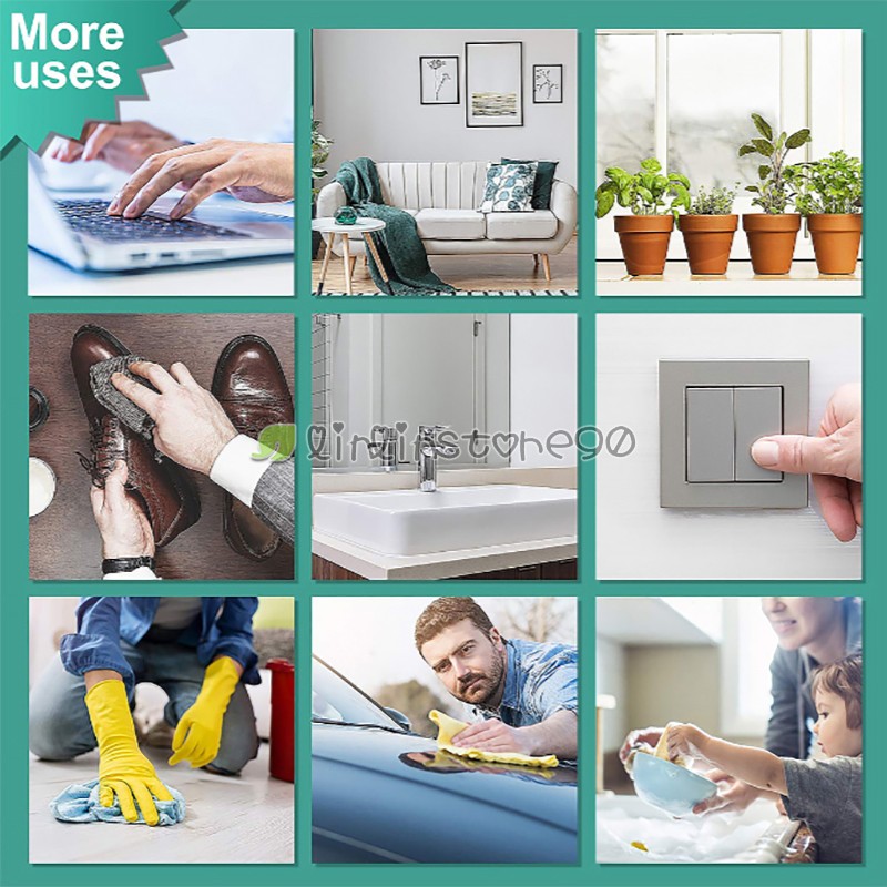 6~72Pack Scrub Scrubbing Sponges Kitchen Cleaning Non-Scratch Stove Dish Sponge