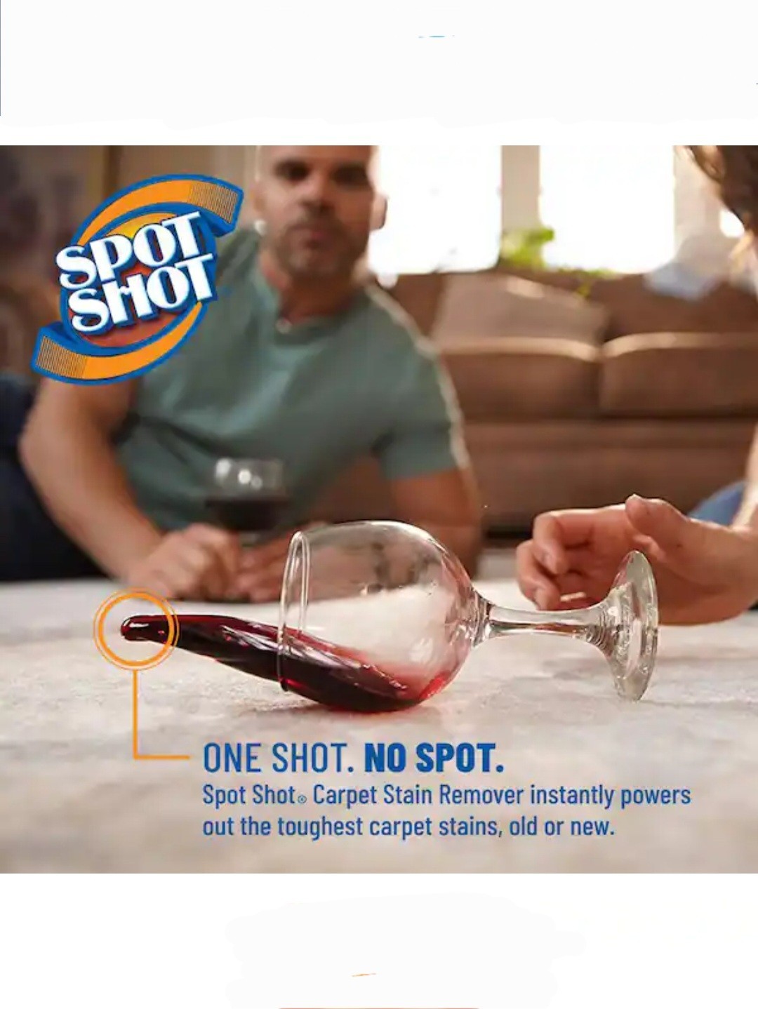 Spot Shot 18 oz Instant Carpet Stain Remover, Professional Cleaner, 1 Count, NEW