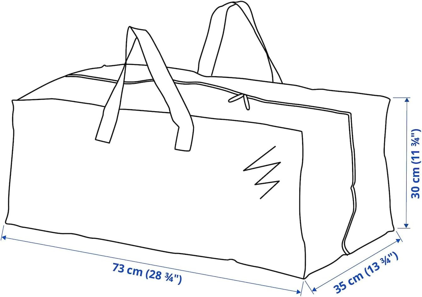 Frakta Storage Bag – Blue (2 PACK)