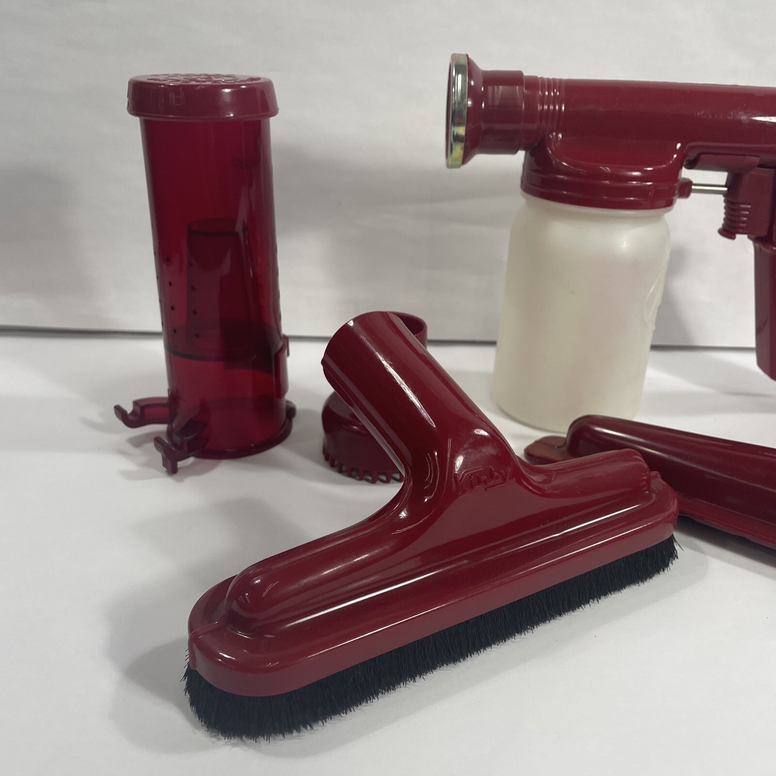 Kirby Classic III 3 Vacuum Cleaner Red Accessories & Attachments Lot – 6 pieces