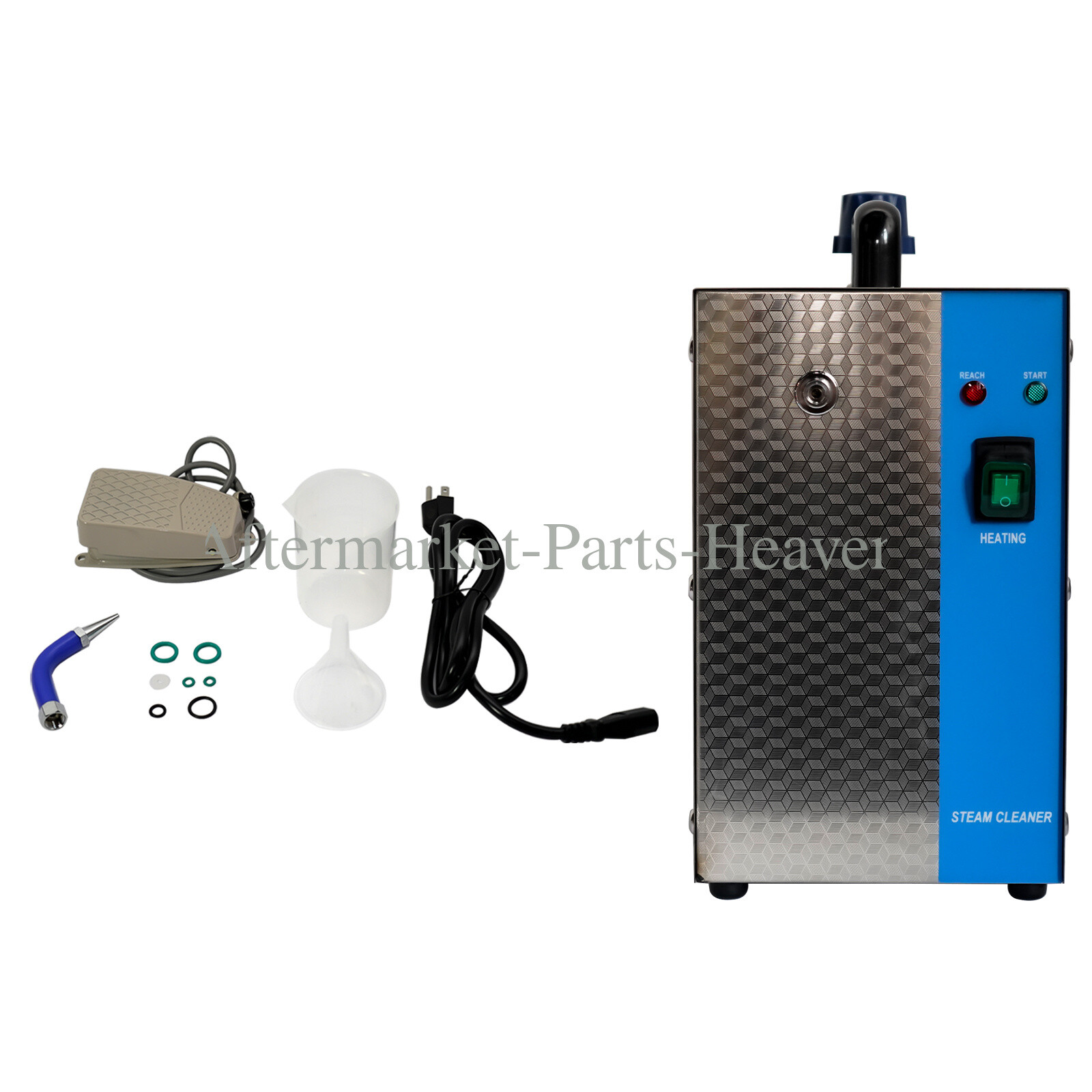 2L Stainless Steel 110V/1300W Jewelry Steam Cleaner Gold & Silver Steam Cleaning