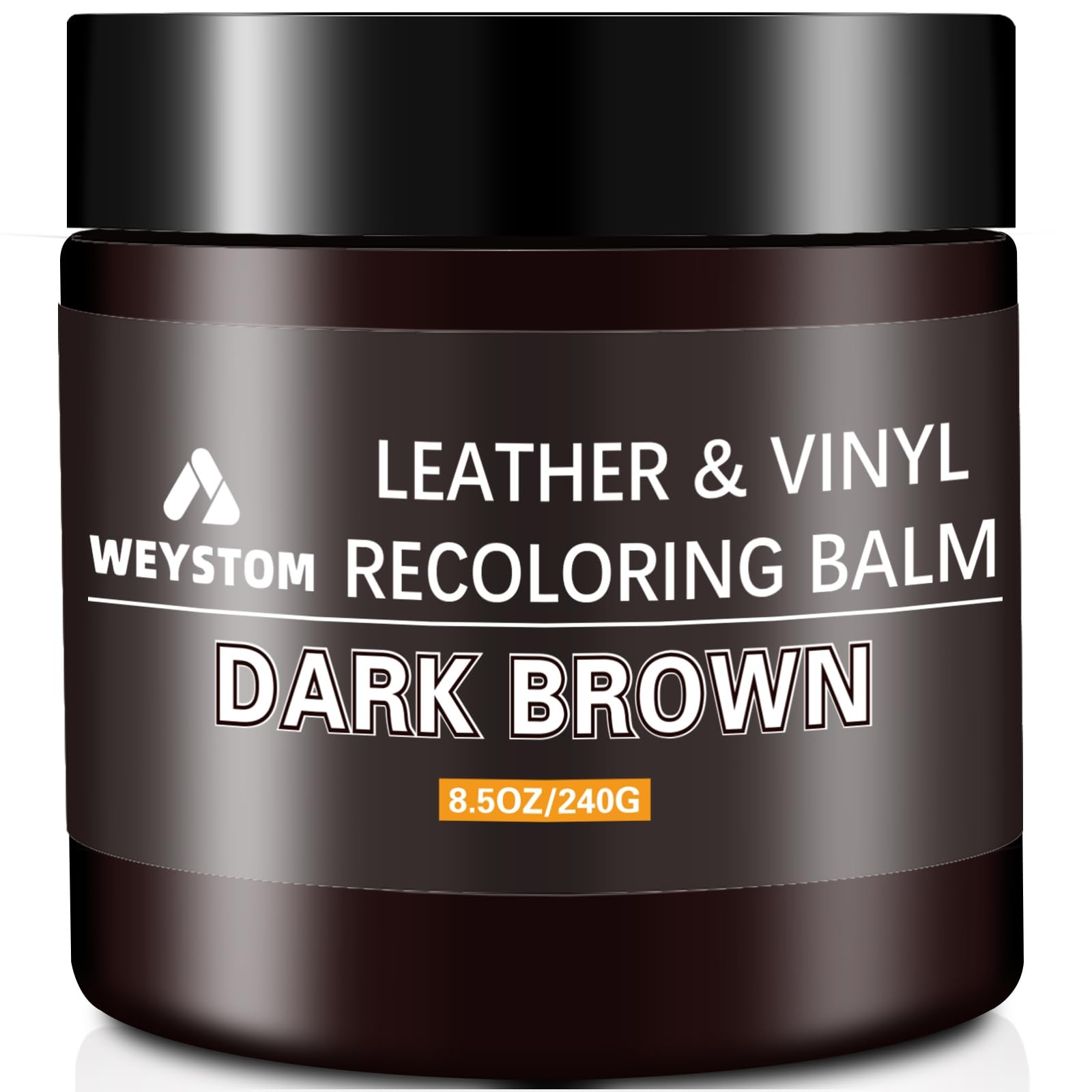Leather Recoloring Balm 8.5oz Dark Brown Repair Kit for Furniture – Restore