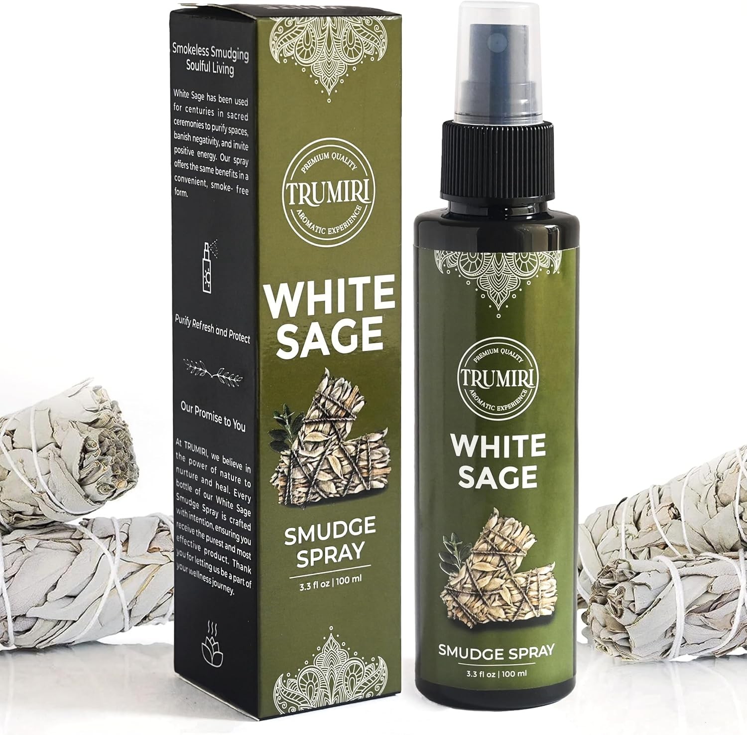 Smudge Spray Room AirFreshener Non Toxic 100ml Body Mist Made with Essential Oil