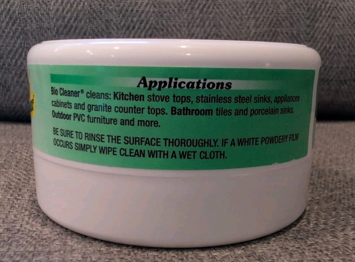 Bio Cleaner All Natural Multi-Purpose Cleaner 10.5 Oz Sponge Polish Protect New