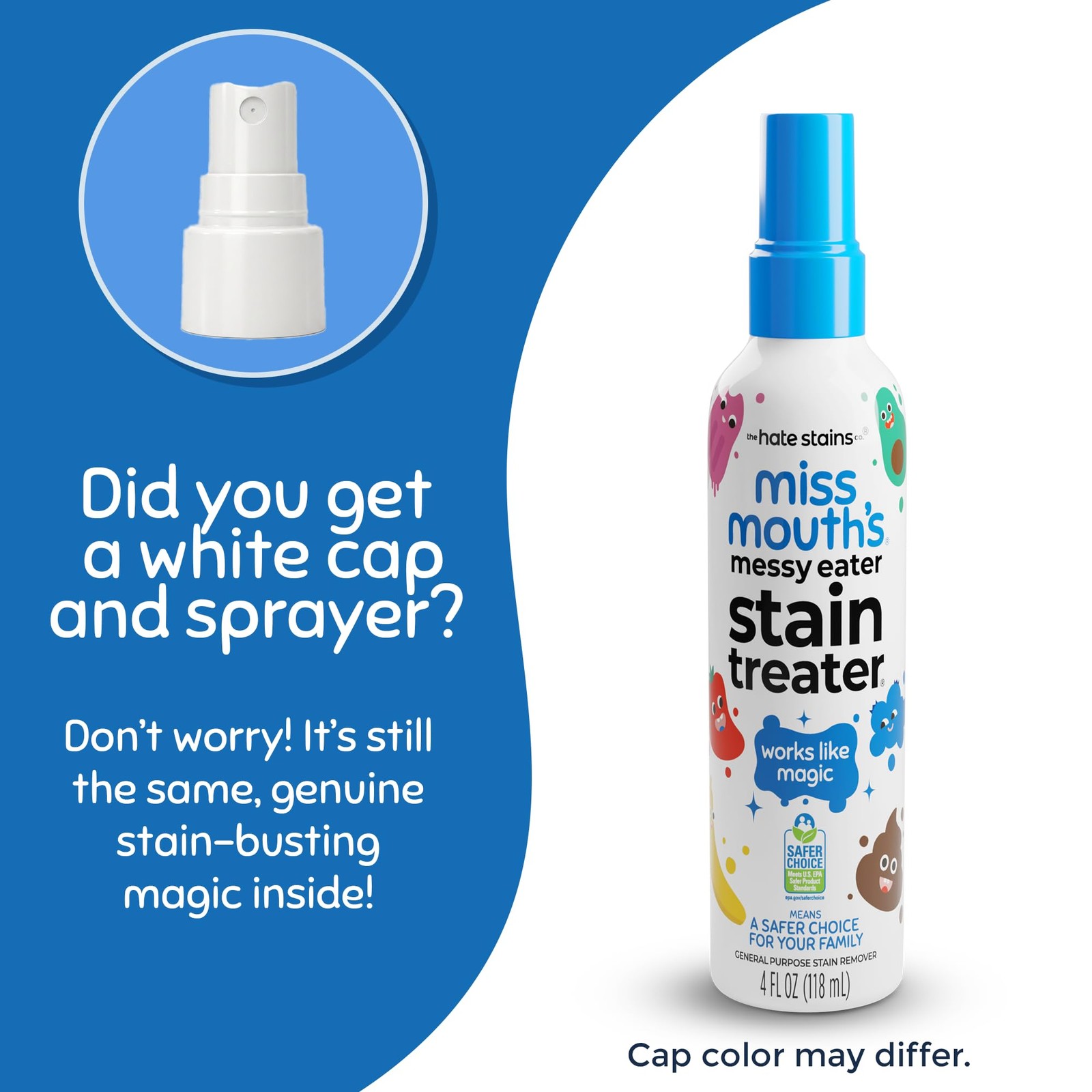 Miss Mouth’s Messy Eater Stain Treater Spray Laundry Stain Remover 4 Oz Newborn