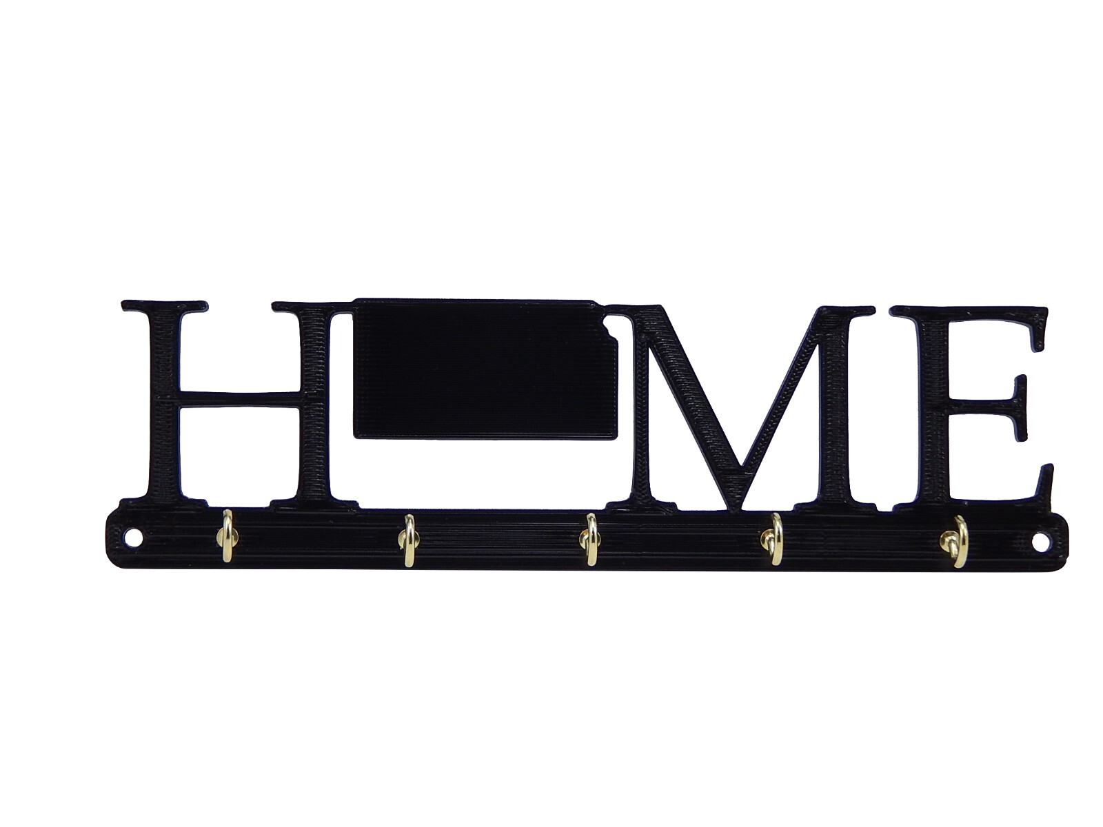 Kansas Home State Shape Key Holder Hanger Rack Housewarming Gift Wall Decor Hook