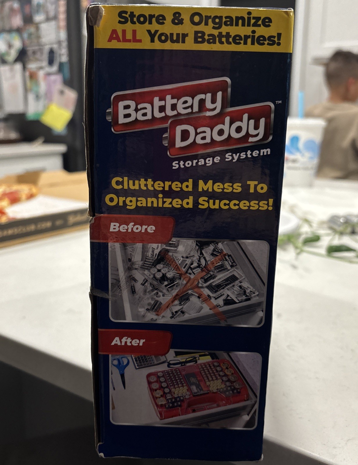 Ontel BADA-MP4 180 Batteries Battery Storage Box Never Used Open Box