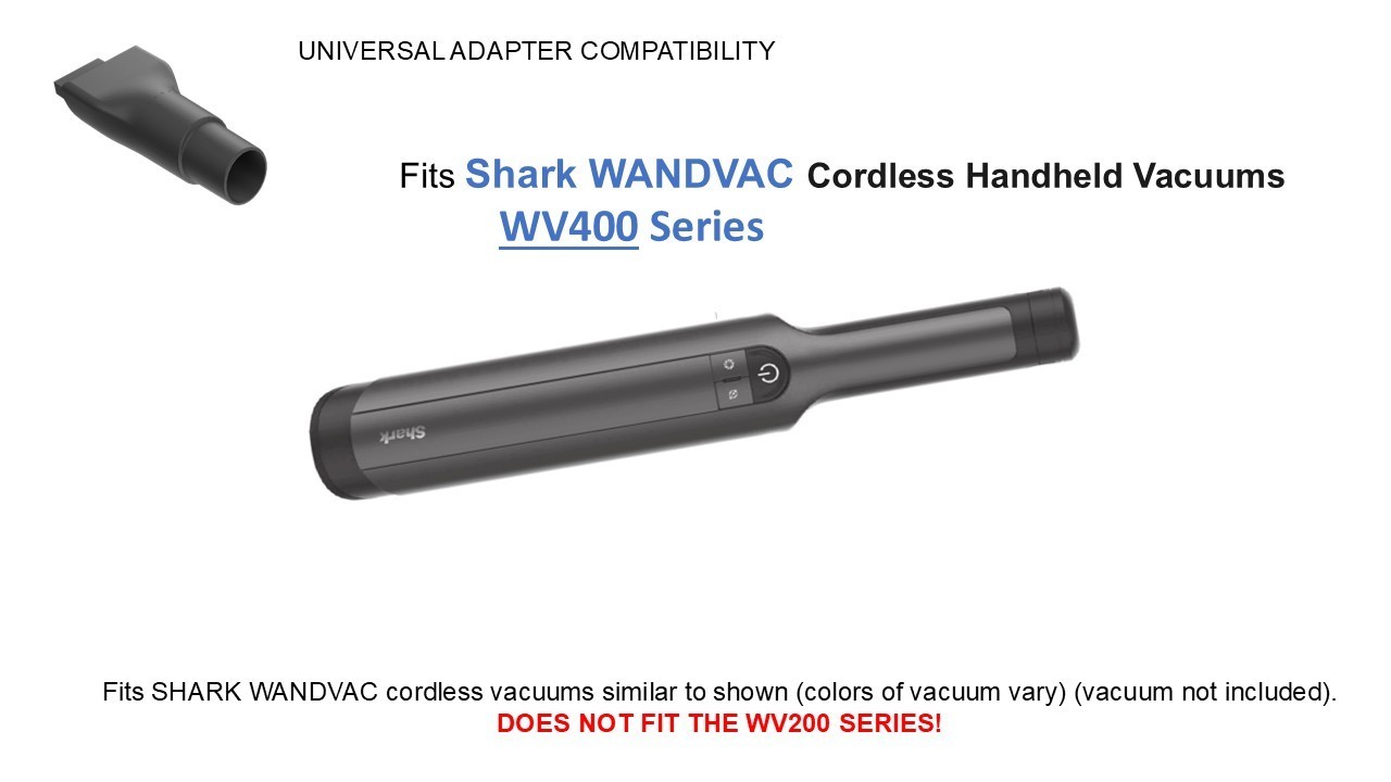 Shark WANDVAC Universal Adapter – Fits WV400 WV410 Series