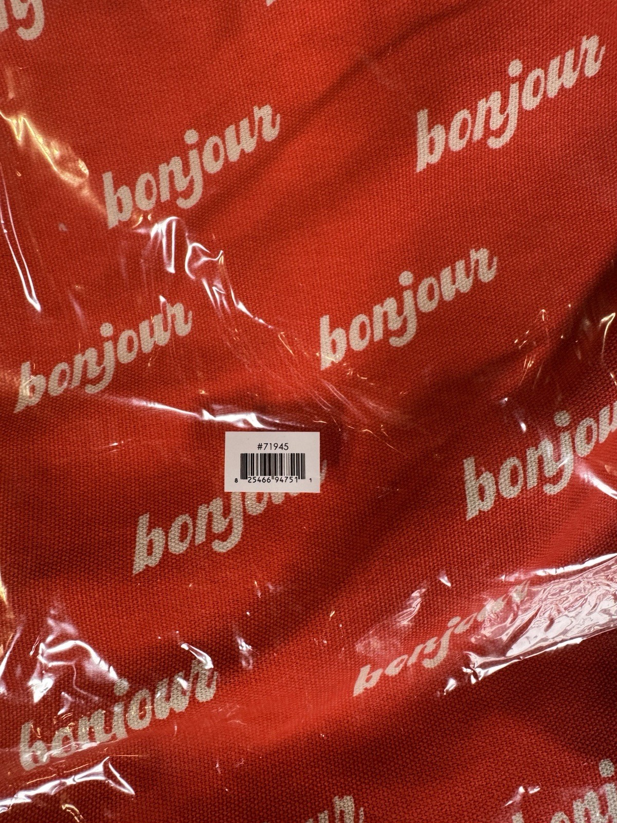 Ban.do Bonjour Tote Bag – Brand New with Tags – Pink & Red – Cute Fun Gift