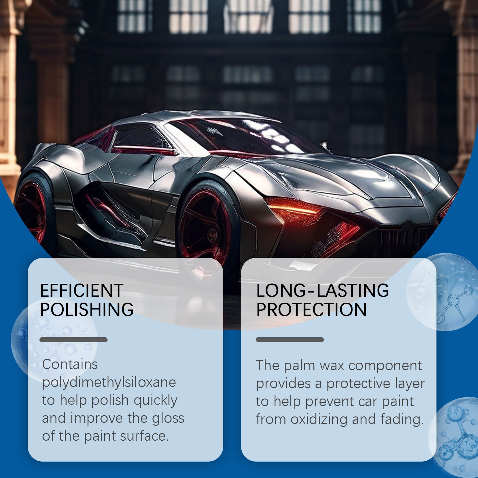 Car Polish All in One Wax & Sealant Paint Restorer Water Repellent