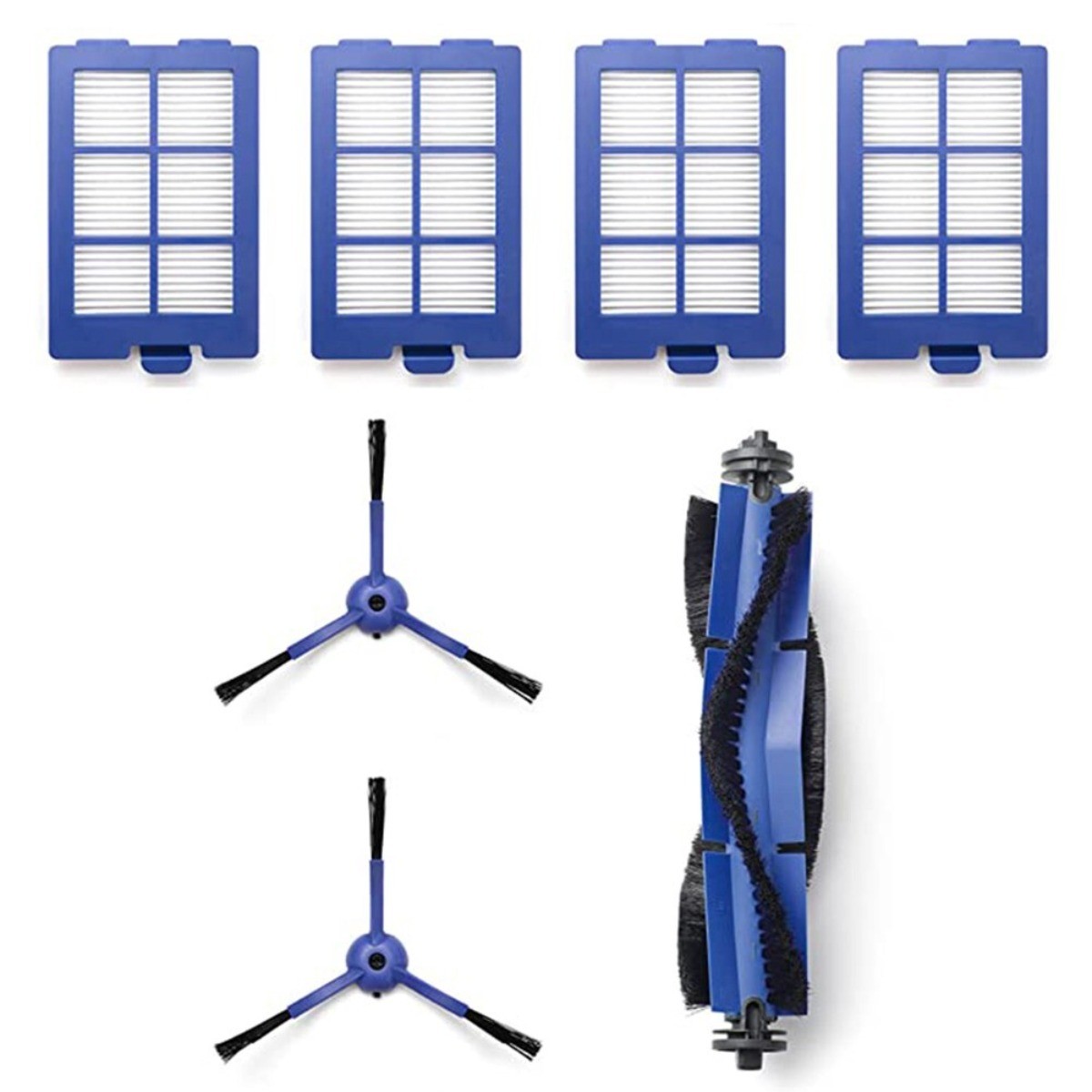 Roller Side Brushes + Filters For RoboVac X8 Series Vacuum Cleaner Parts
