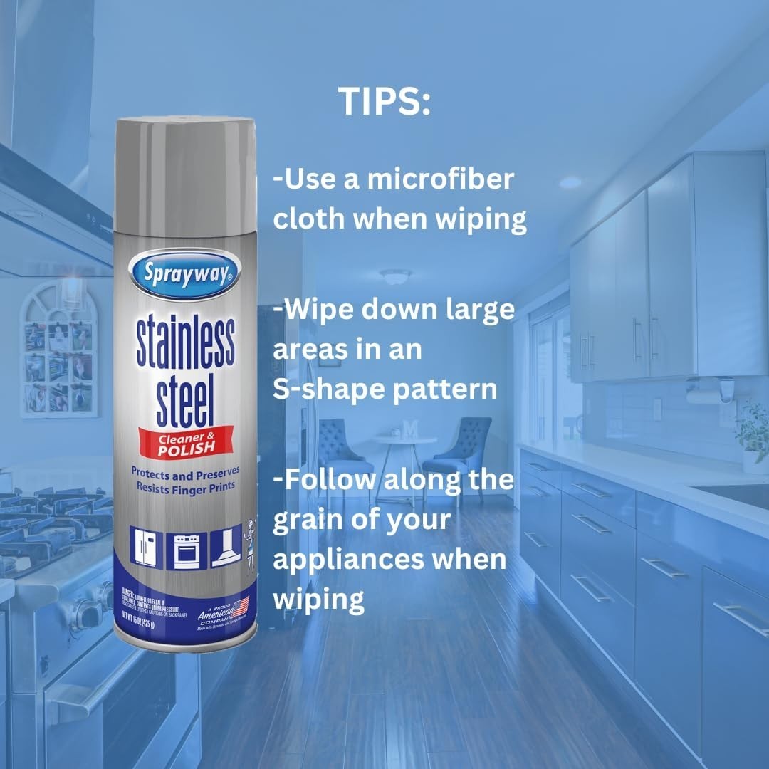 Water-Based Stainless Steel Cleaner, 15 Fl Oz Pack of 1