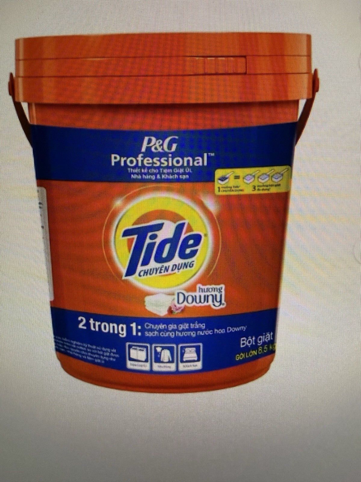 Tide Downy 2 in 1 Powder Laundry Detergent Orange Scent 8.5kg Washing Machine