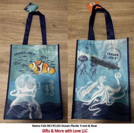 UPICK 1 💚 (52 Choices) Trader Joe’s NEW ECO REUSABLE GROCERY SHOPPING TOTE BAG