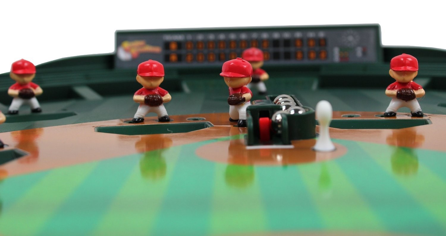 Game Zone Super Stadium Baseball – Realistic Tabletop One Size, Natural