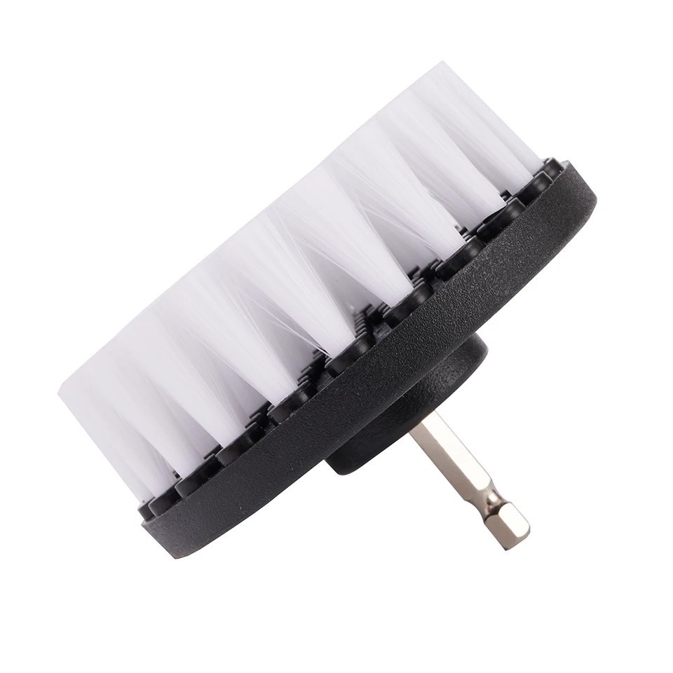 Drill Brush Soft Bristle Use w/Power Drill Upholstery Cleaning